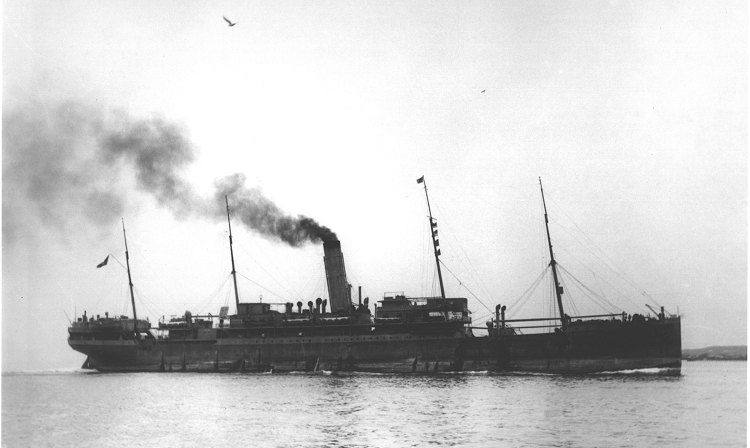 The victim, the Zamzam ocean liner in 1941 (Courtesy of Life Magazine, June 23, 1941).