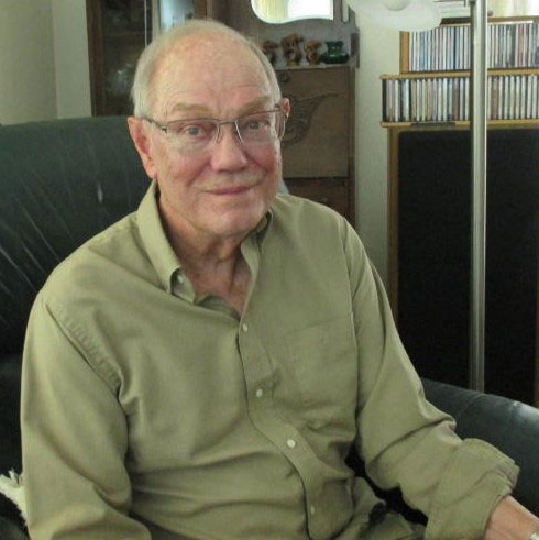 Laurence Danielson at home in Boulder, Colorado, on August 19, 2017